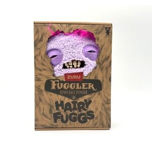 Fuggler Funny Ugly Monster Plush 9 in Hairy Fugg Edition Squidge Purple NIB New